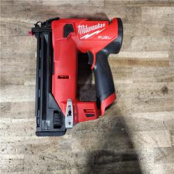 HOUSTON LOCATION - AS-IS Milwaukee FUEL 12-Volt Lithium-Ion Brushless Cordless 18-Gauge 1-1/2 in. Compact Brad Nailer (Tool Only)