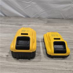 AS-IS  DEWALT 20V MAX 6.0Ah and 4.0Ah Battery and Charger Starter Kit
