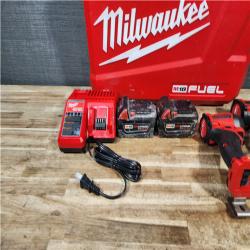 HOUSTON LOCATION - AS - IS Milwaukee FUEL 18V Lithium-Ion Brushless Cordless Hammer Drill and Impact Driver Combo Kit