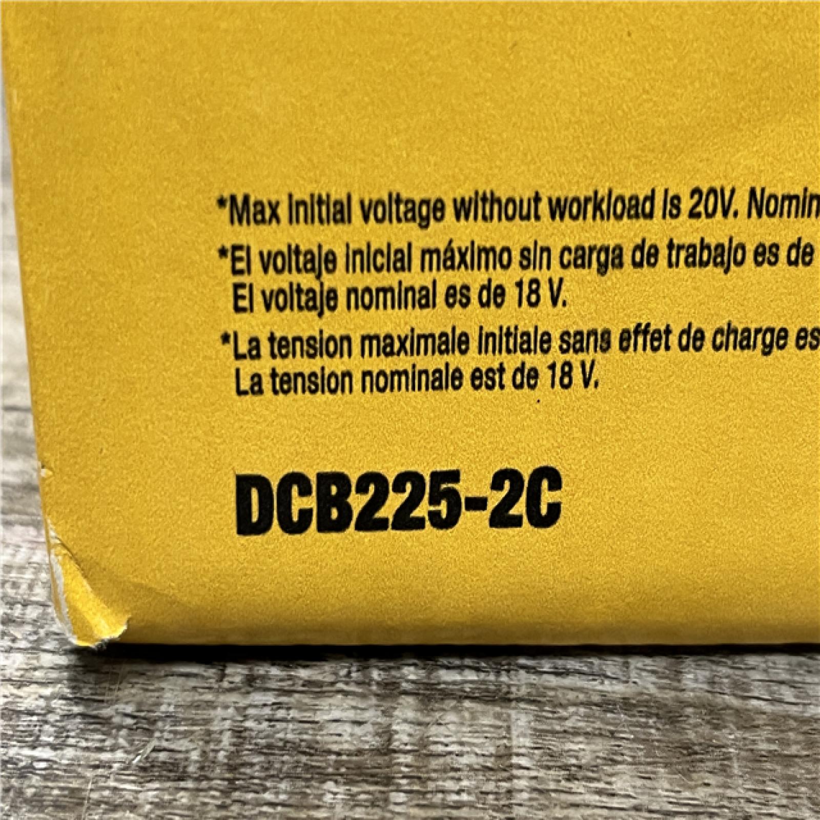 NEW - DEWALT 20V MAX Lithium-Ion Battery Kit with 5.0Ah and 2.0Ah Battery and Charger