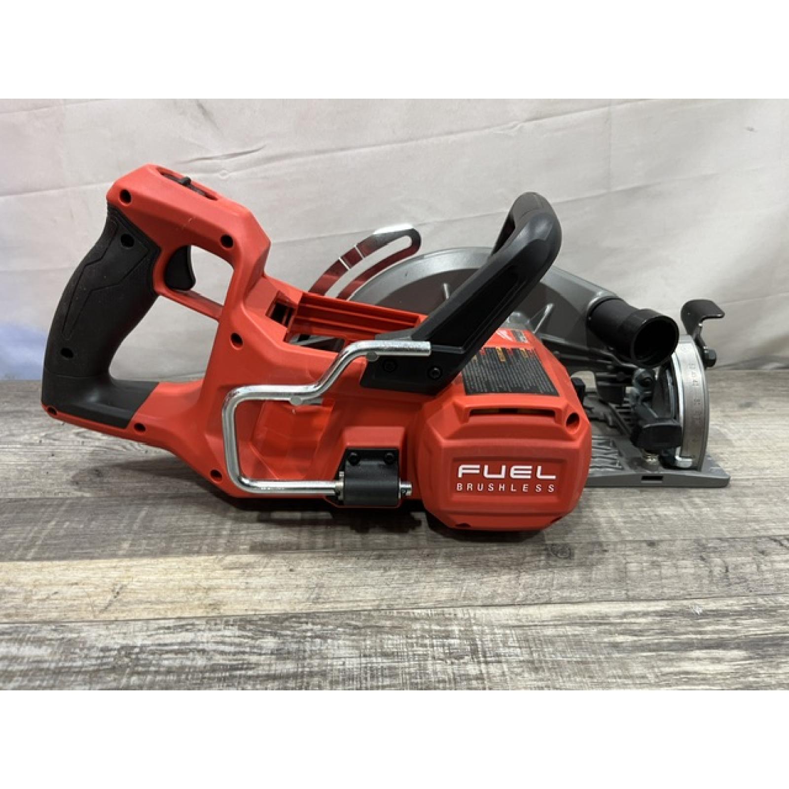 AS-IS Milwaukee FUEL 18V Lithium-Ion Cordless 7-1/4 in. Rear Handle Circular Saw (Tool-Only)