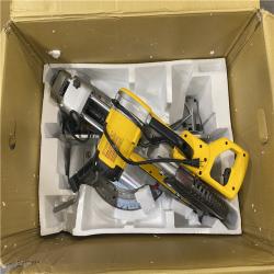 As-Is-  DEWALT 15 Amp Corded 12 in. Double Bevel Sliding Compound Miter Saw