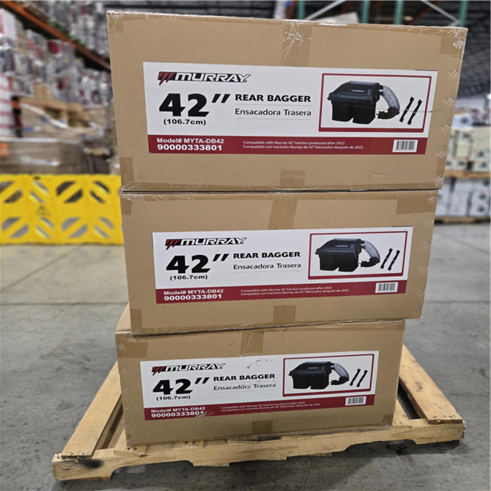 DALLAS LOCATION - Murray Double Bagger for Riding Tractors with 42 in. Deck (Produced After 2022) PALLET-(3 UNITS)
