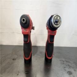 AS-IS- M12 12-Volt Lithium-Ion Brushless Cordless Subcompact Drill and Impact Driver Combo Kit W/2 Batteries and Bag (2-Tool)