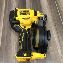 AS-IS DEWALT 20V MAX 15-Degree Electric Cordless Roofing Nailer (Tool Only)