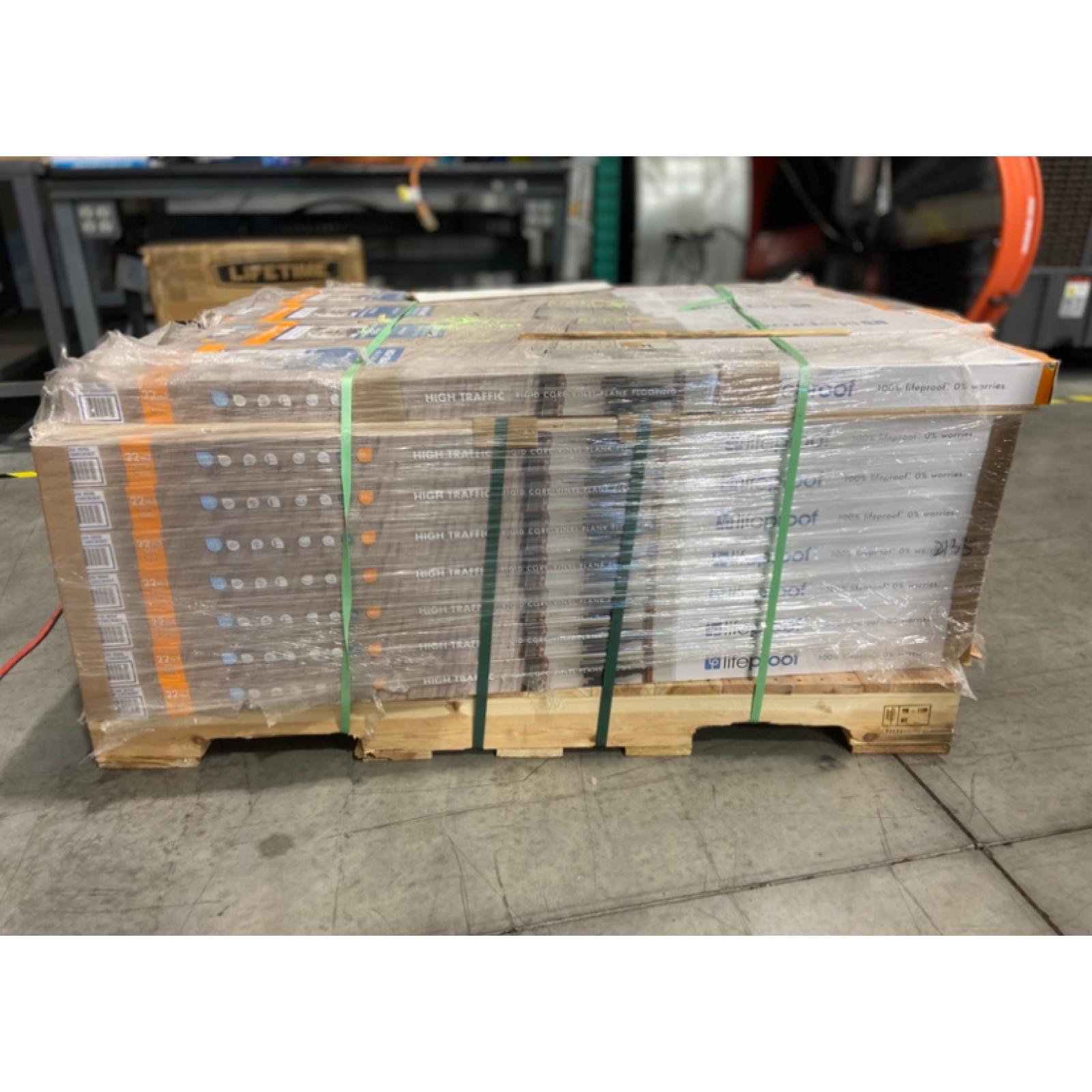 DALLAS LOCATION - Lifeproof Sterling Oak 22 MIL x 8.7 in. W x 48 in. L Click Lock Waterproof Luxury Vinyl Plank Flooring (20.1 sqft/case) - 32 UNITS