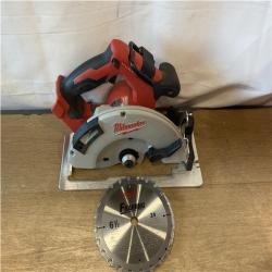 AS-IS Milwaukee FUEL 18V Lithium-Ion Brushless Cordless 6-1/2 in. Circular Saw (Tool-Only)