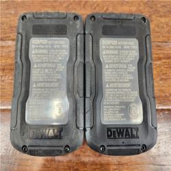 AS-IS DeWalt 20V MAX POWERSTACK 5Ah Lithium-Ion Batteries (2-Pack)