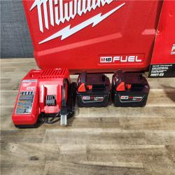 HOUSTON LOCATION - AS-IS (APPEARS LIKE NEW) MILWAUKEE M18 FUEL 18V Lithium-Ion Brushless Cordless Hammer Drill and Impact Driver Combo Kit (2-Tool) with 2 Batteries