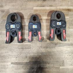 HOUSTON LOCATION - AS-IS Milwaukee M18 1/2in. -1 in. Black Iron Press Tool Jaw Kit