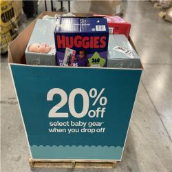 DALLAS LOCATION- AS-IS BULLSEYE MIXED DIAPER PALLET