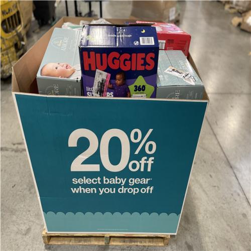 DALLAS LOCATION- AS-IS BULLSEYE MIXED DIAPER PALLET