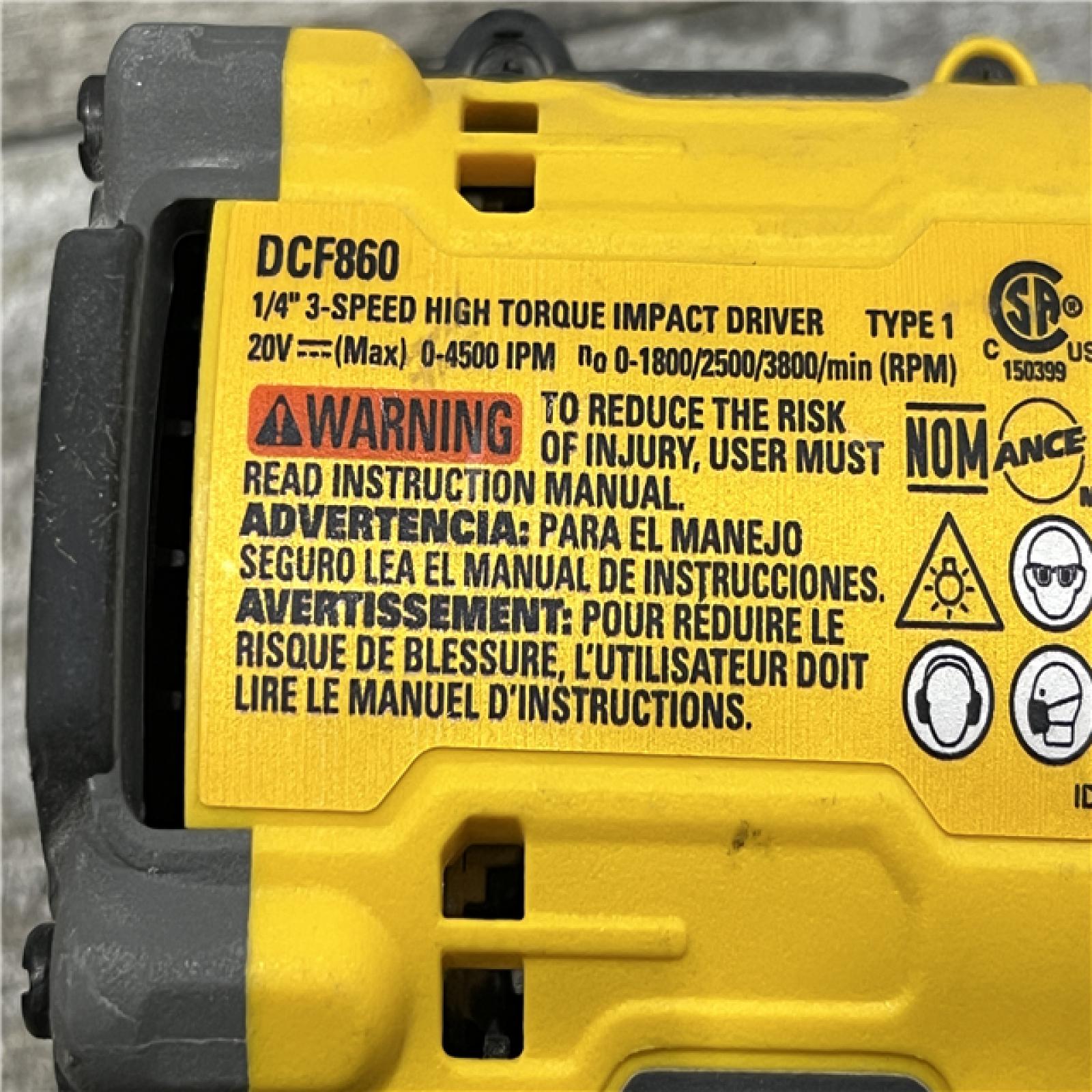 AS-IS DEWALT 20V MAX XR Cordless Impact Driver (Tool Only)