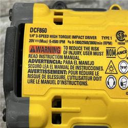 AS-IS DEWALT 20V MAX XR Cordless Impact Driver (Tool Only)