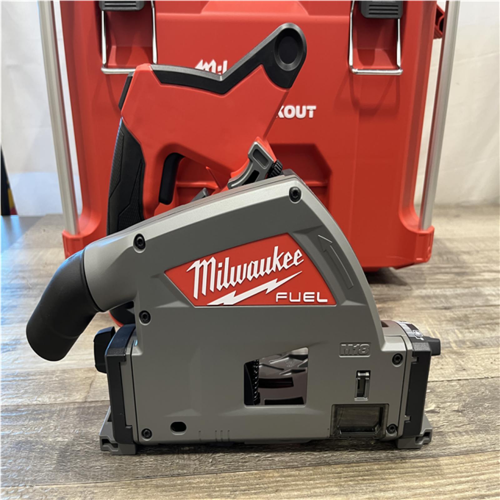 NEW - Milwaukee FUEL 18V Lithium-Ion Brushless Cordless 6-1/2 in. Plunge Track Saw PACKOUT Kit
