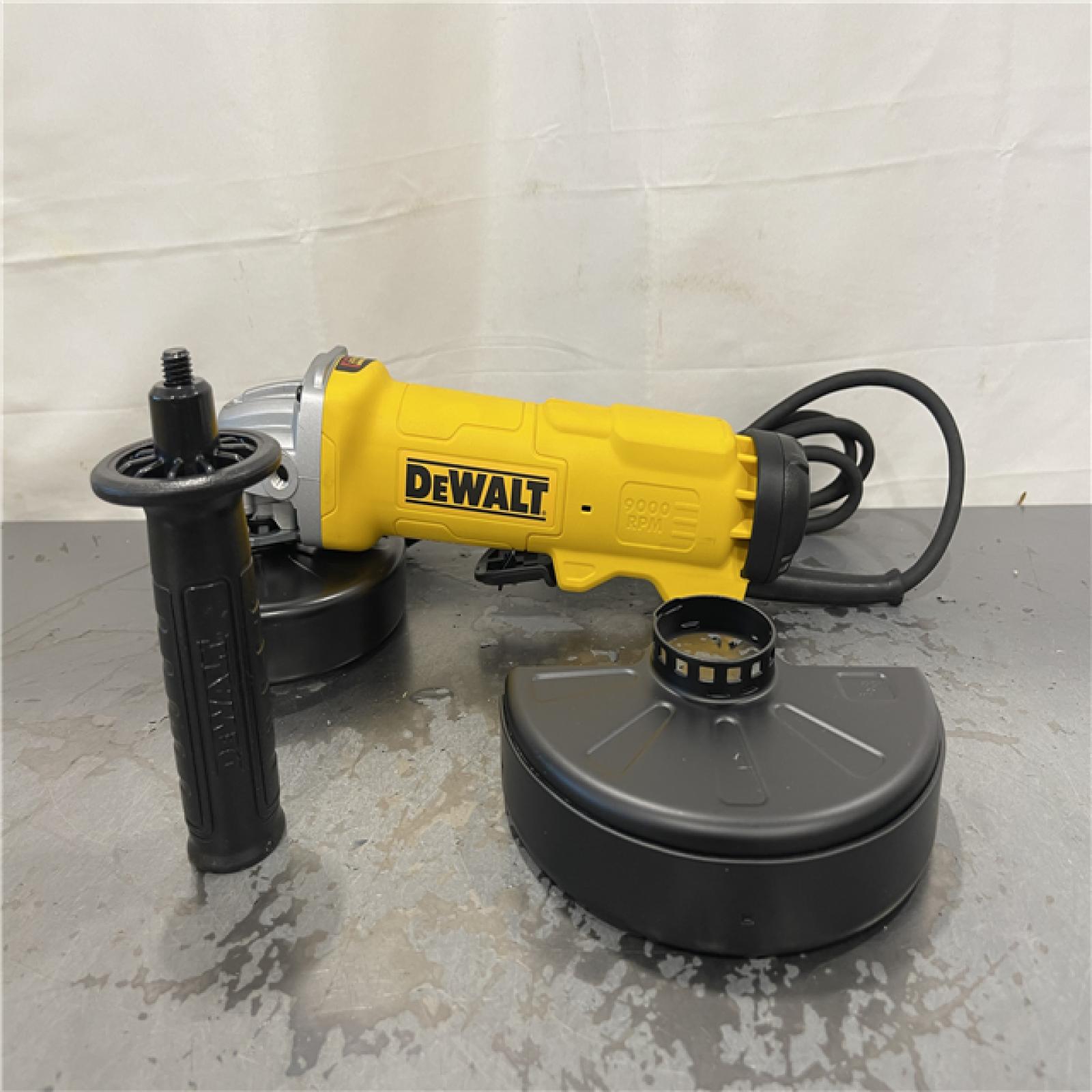 AS-IS- 13 Amp Corded 6 in. High Performance Angle Grinder with No-Lock-on Paddle Switch