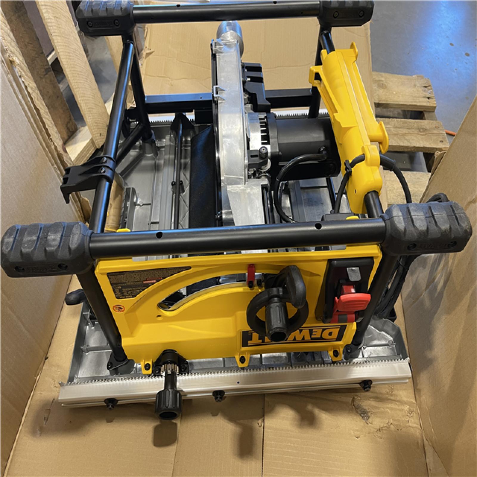 AS-IS - DEWALT 15 Amp Corded 10 in. Job Site Table Saw