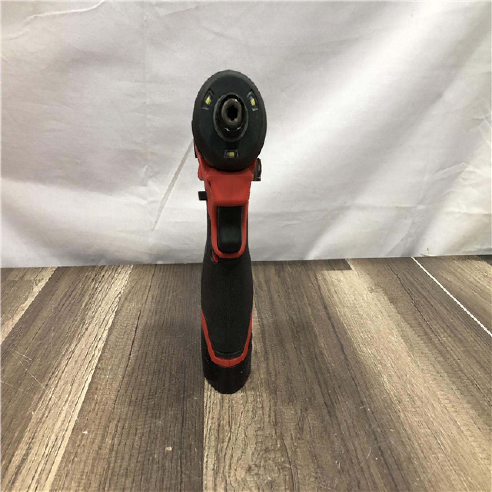 AS-IS Milwaukee  FUEL 12-Volt Lithium-Ion Brushless Cordless 1/4 in. Hex Impact Driver Compact Kit