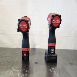 AS-IS- Milwaukee M12 FUEL Cordless 2-Tool Combo Kit: 1/2Hammer Drill  1/4Hex Impact Driver
