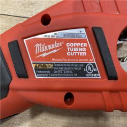 AS-IS Milwaukee 12V Lithium-Ion Cordless Copper Tubing Cutter (Tool-Only)