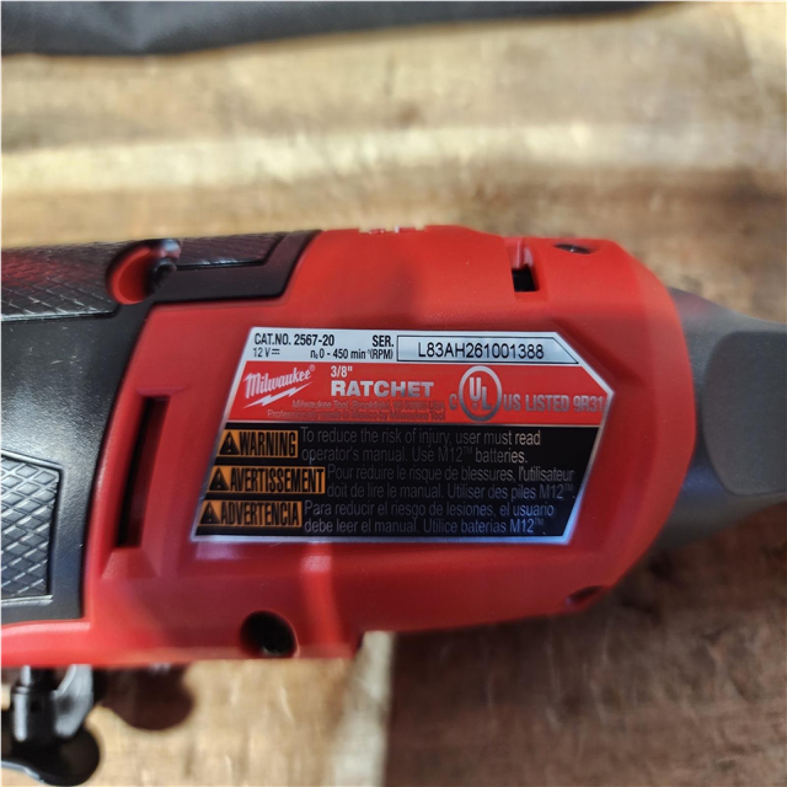 Houston Location AS-IS Milwaukee FUEL Ratchet