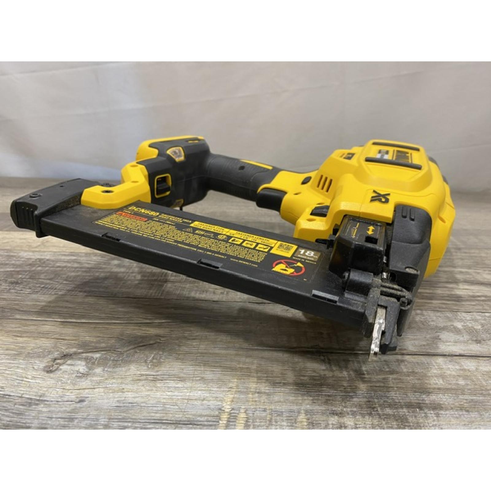 AS-IS DEWALT 20V MAX XR Lithium-Ion Electric Cordless 18-Gauge Brad Nailer (Tool Only)