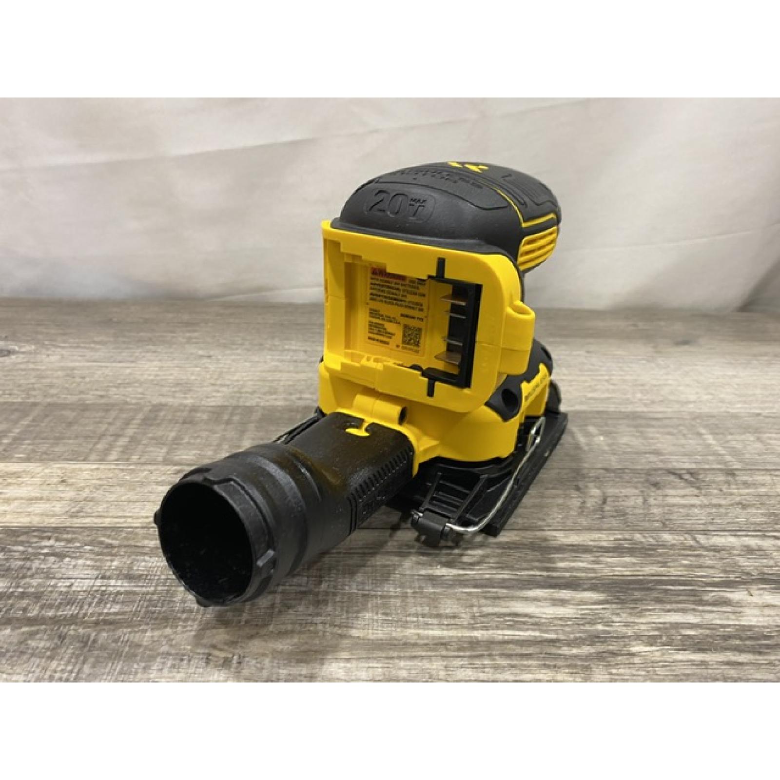 AS-IS DEWALT 20V MAX XR Cordless Brushless 1/4 Sheet Variable Speed Sander (Tool Only)