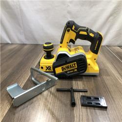 AS-IS DEWALT 20V MAX XR Cordless Brushless 3-1/4 in. Planer (Tool Only)
