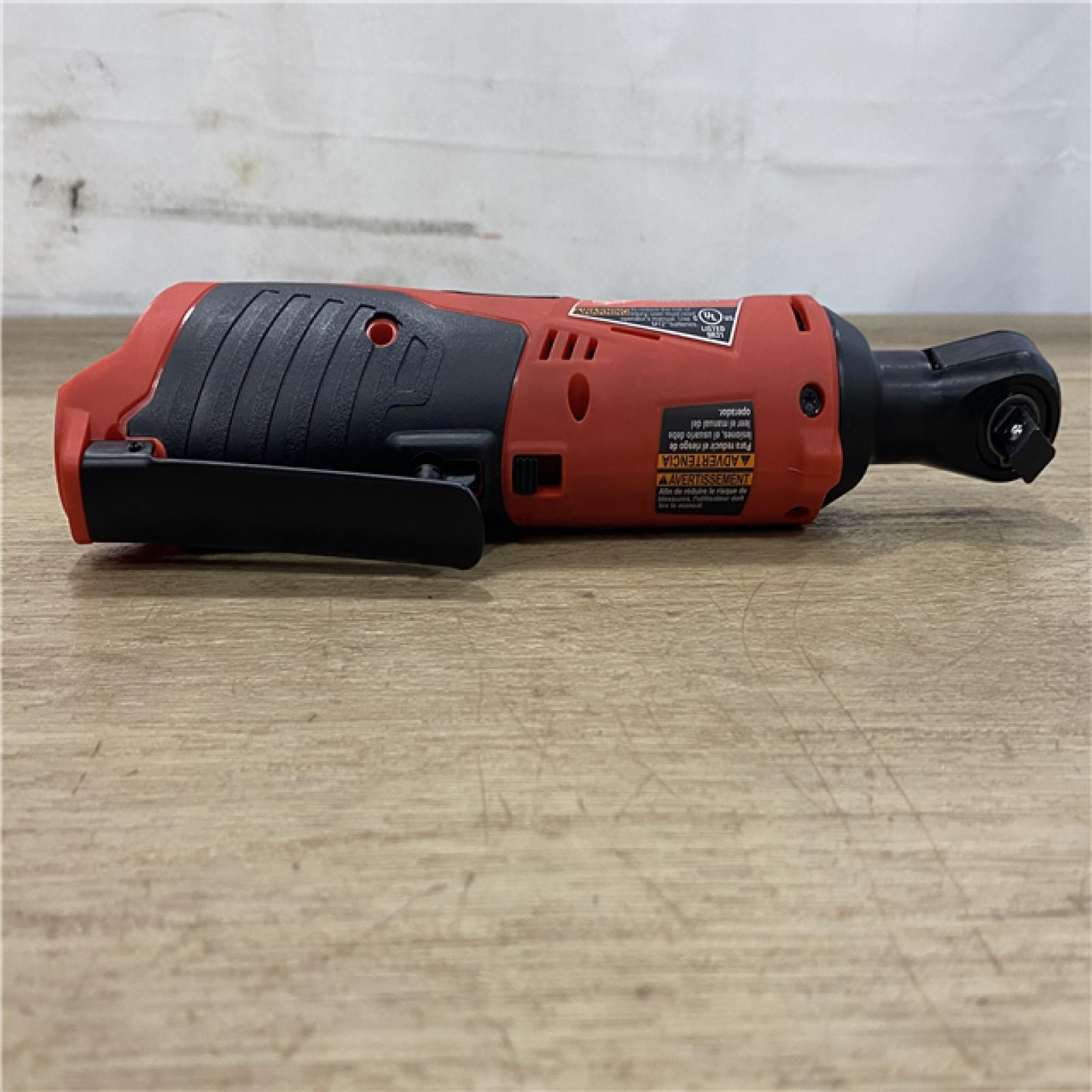 AS-IS Milwaukee 12V Lithium-Ion Cordless 3/8 in. Ratchet (Tool-Only)