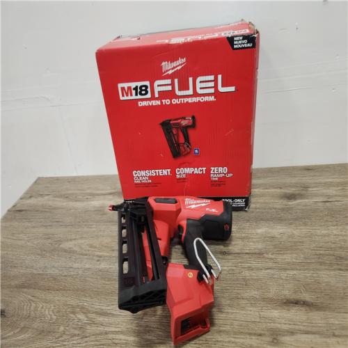 Phoenix Location Appears NEW Milwaukee M18 FUEL 18-Volt Lithium-Ion Brushless Cordless Gen II 16-Gauge Angled Finish Nailer (Tool-Only) 2841-20