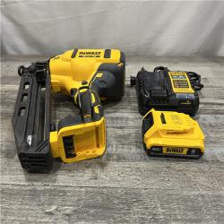 AS-IS DEWALT 20V MAX XR 16-Gauge Electric Cordless Angled Finishing Nailer Kit