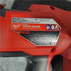 HOUSTON LOCATION - AS-IS Milwaukee 2839-20 M18 FUEL 15 Ga. 18 Volt Brushless Angled Finish Nailer (TOOL ONLY)