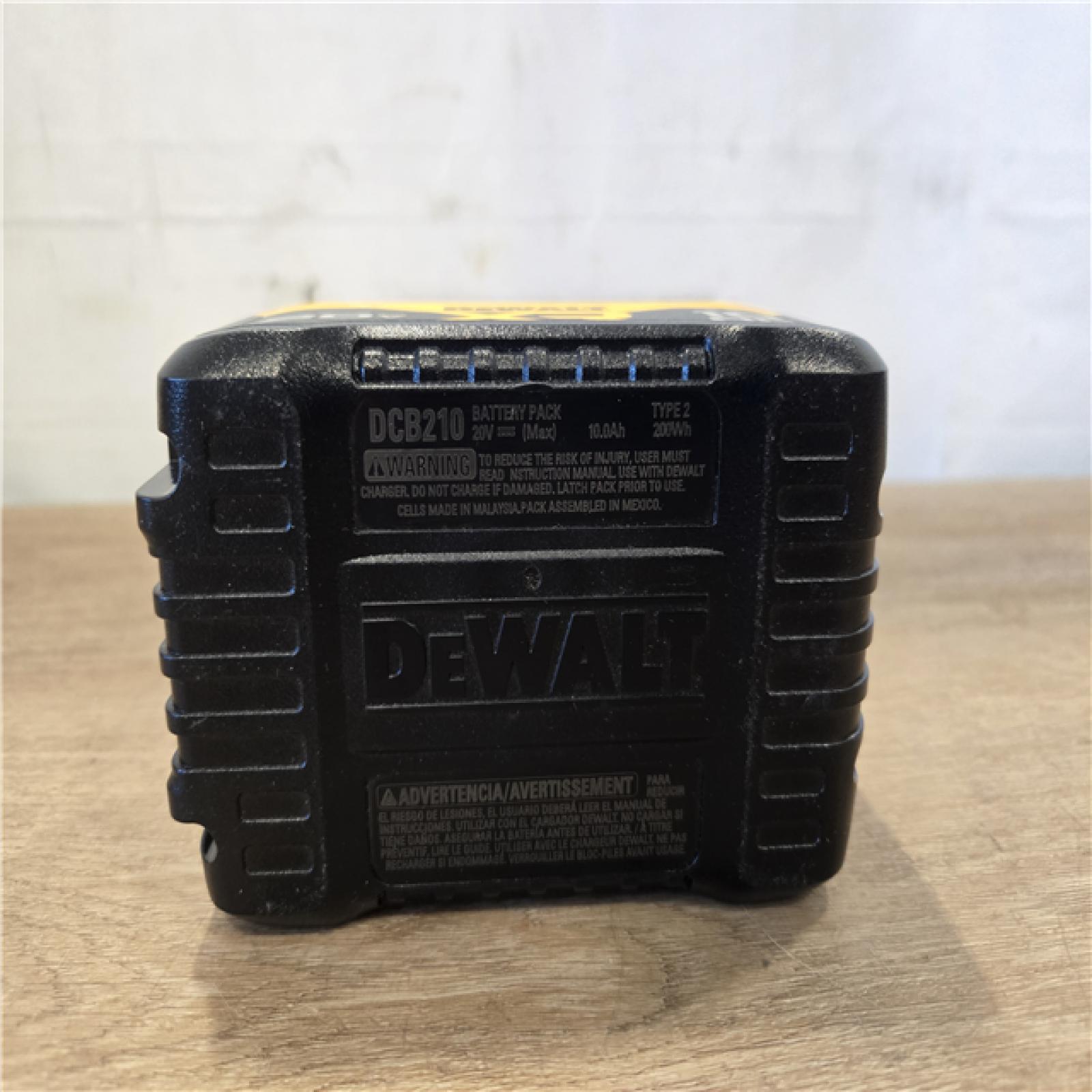 AS-IS DeWALT DCB210 20V MAX XR 10.0 AH Lithium-Ion Battery