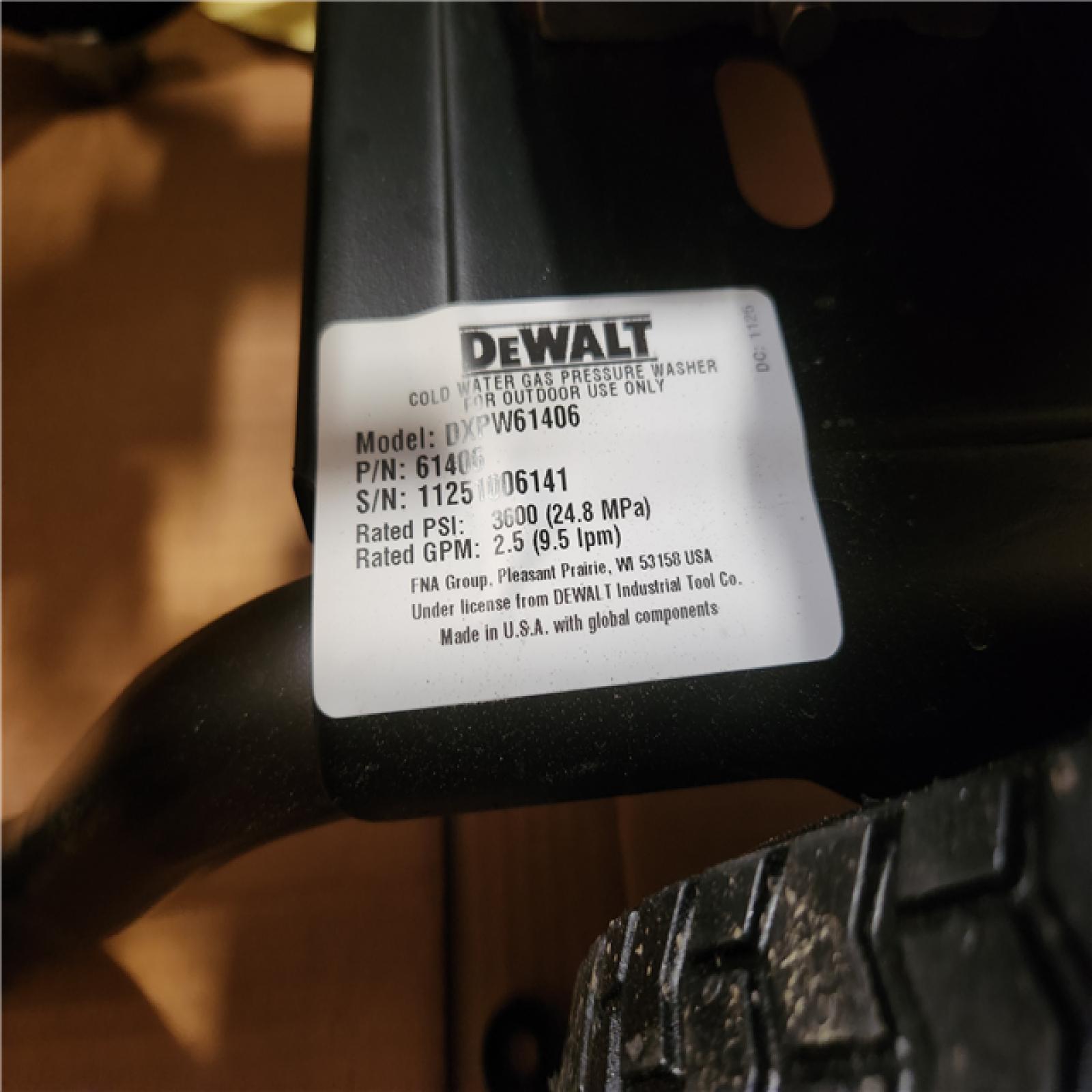 Phoenix NEW DEWALT 3600 PSI 2.5 GPM Cold Water Gas Professional Pressure Washer with HONDA GX200 Engine