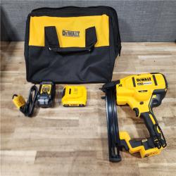 HOUSTON LOCATION - AS - IS DEWALT 20V MAX XR Lithium-Ion Cordless 18-Gauge Narrow Crown Stapler Kit