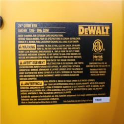 Phoenix NEW DEWALT 24 in. Heavy-Duty Drum Fan with Extra Long 12 ft. Power Cord and Stepless Speed Control