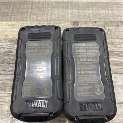 AS-IS DEWALT 20V MAX XR POWERSTACK Lithium-Ion 5.0Ah Battery (2 -Pack)