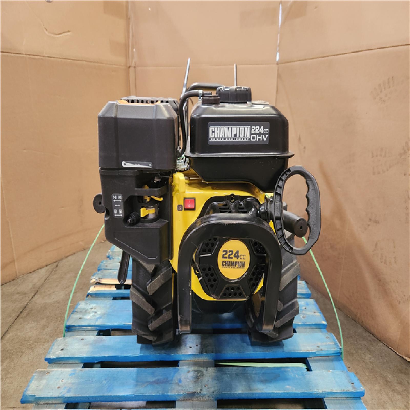 Phoenix Champion Power Equipment 22 in. Counter Rotating Gas Rear Tine Tiller with Self-Propelled Agricultural Tires