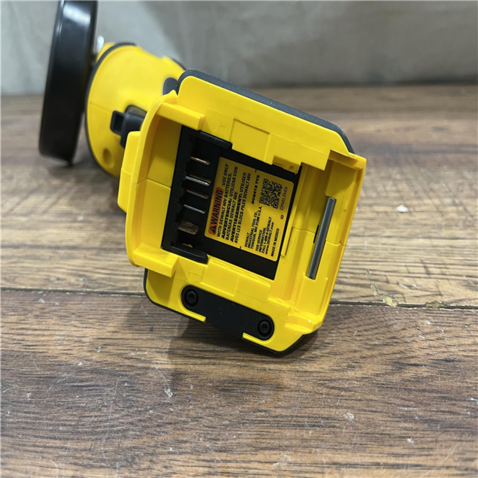 AS-IS DEWALT 60V MAX Cordless Brushless 4.5 in. to 6 in. Small Angle Grinder with Kickback Brake (Tool Only)