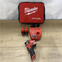 AS-IS Milwaukee FUEL SURGE 12V Lithium-Ion Brushless Cordless 1/4 in. Hex Impact Driver Compact Kit