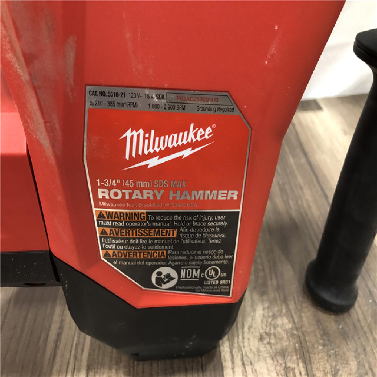 AS-IS 1-3/4 in. SDS-MAX Rotary Hammer