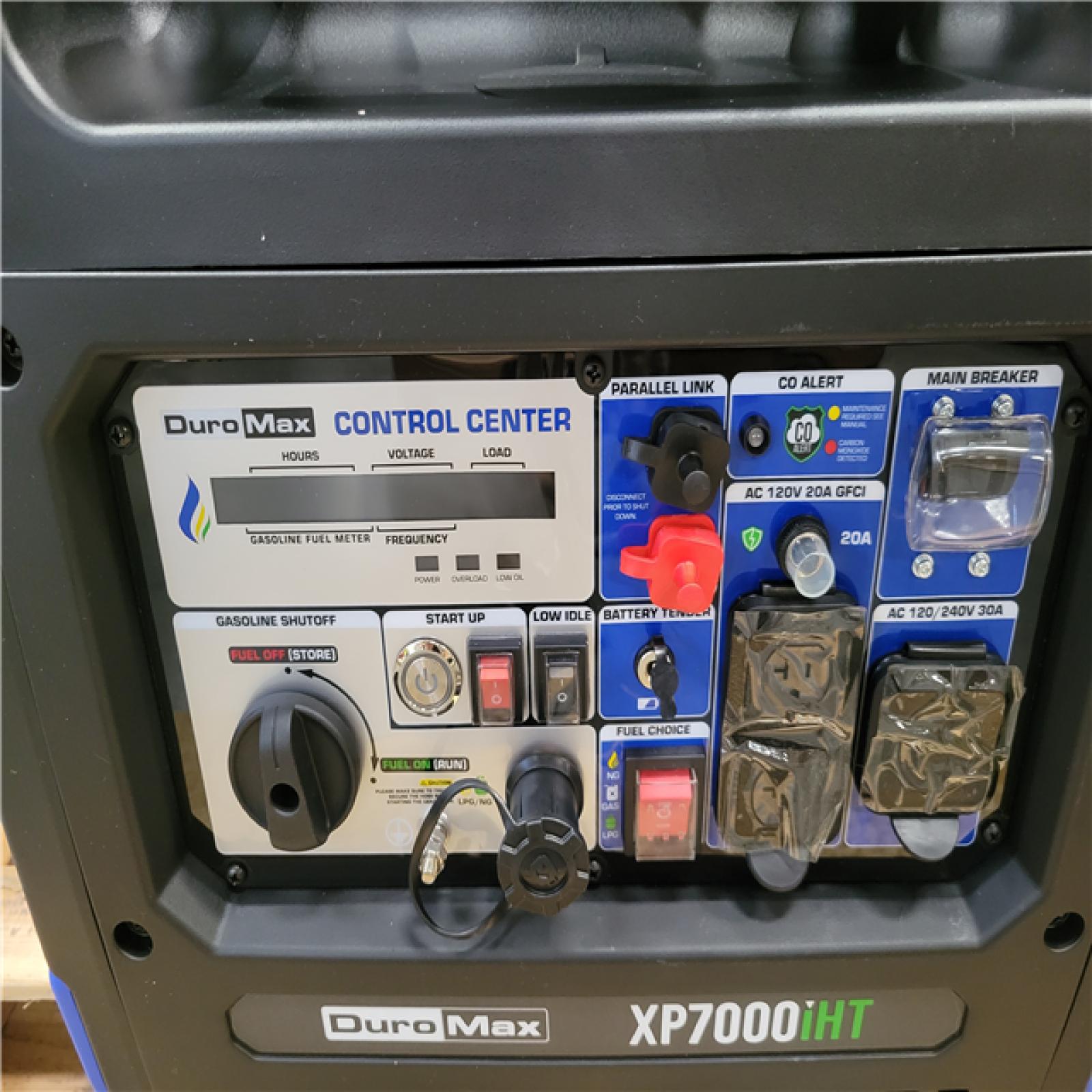 CALIFORNIA NEW DUROMAX 5 500-WATT REMOTE START TRI FUEL GASOLINE PROPANE NATURAL GAS PORTABLE DIGITAL INVERTER GENERATOR