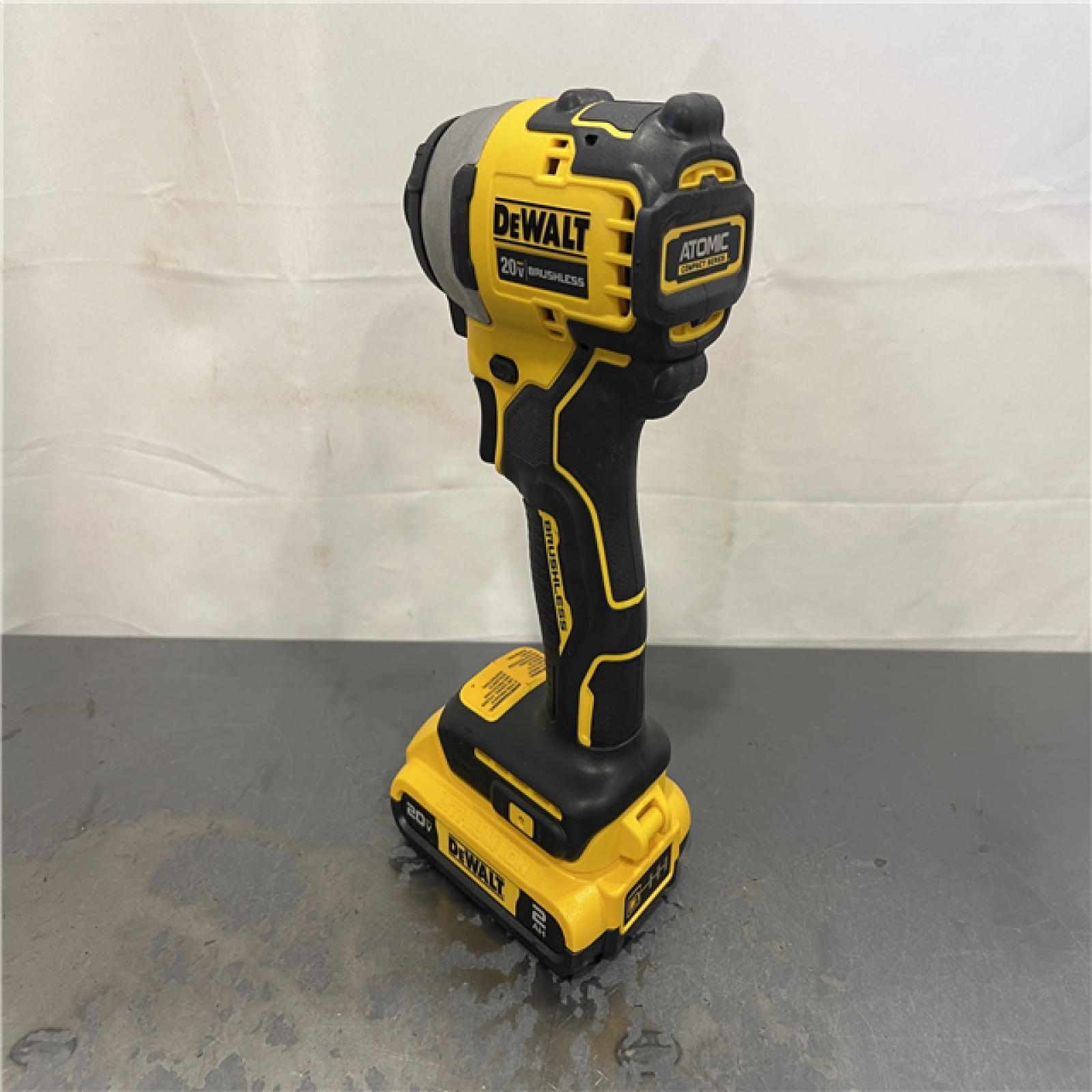 AS-IS - DEWALT ATOMIC 20V MAX* Brushless Cordless Compact 1/4 in. Impact Driver Kit