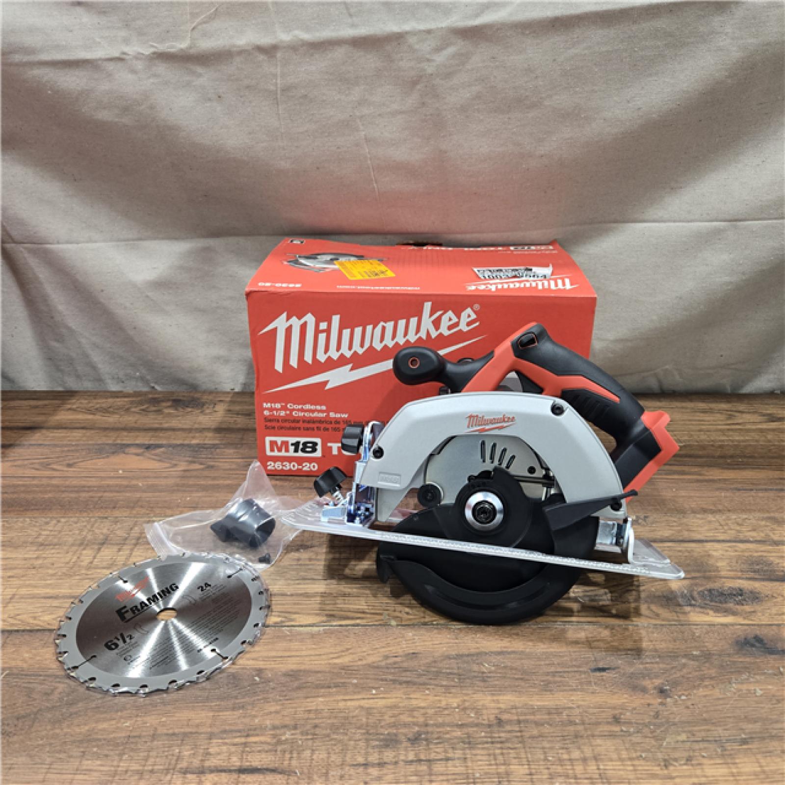AS-IS Milwaukee 2630-20 M18 Cordless 6-1/2 Circular Saw Bare Tool Only - All