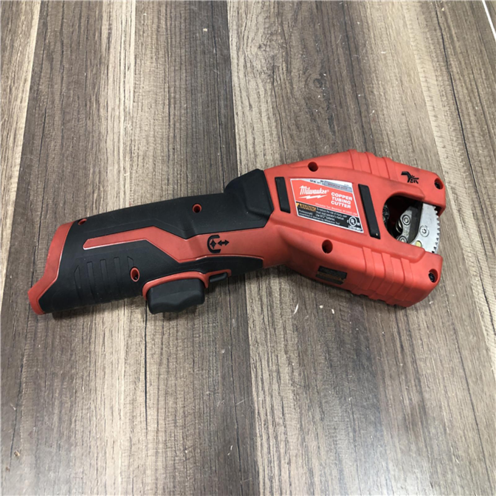 AS-IS Milwaukee M12 12V Lithium-Ion Cordless Copper Tubing Cutter (Tool-Only)
