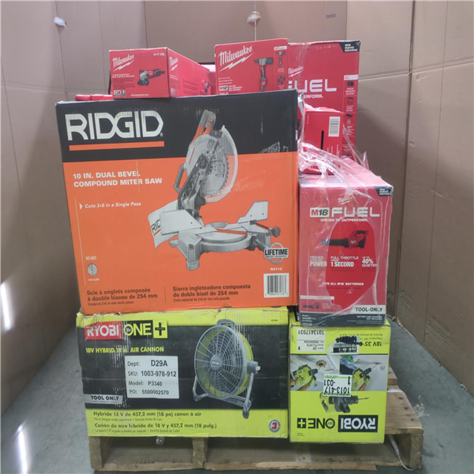 CALIFORNIA AS-IS TOOL PALLET