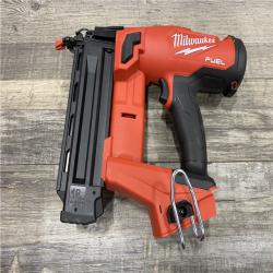AS-IS Milwaukee FUEL 18-Volt Lithium-Ion Brushless Cordless Gen II 18-Gauge Brad Nailer (Tool-Only)