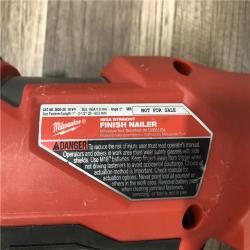 AS-IS Milwaukee  FUEL 18-Volt Lithium-Ion Brushless Cordless Gen ll 16-Gauge Straight Finish Nailer (Tool Only)