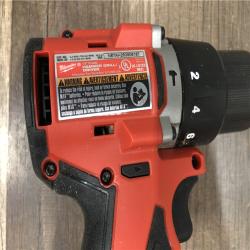 AS-IS Milwaukee 18V Lithium-Ion Brushless Cordless 1/2 in. Compact Hammer Drill/Driver (Tool-Only)