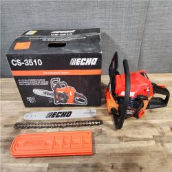 HOUSTON LOCATION - AS-IS Echo CS-3510-16 34.4cc 16  2 Stroke Gas Lightweight Rear Handle Chainsaw